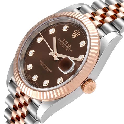 rolex datejust two tone everose|rolex datejust everose gold price.